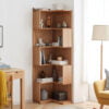 corner bookshelft om-004