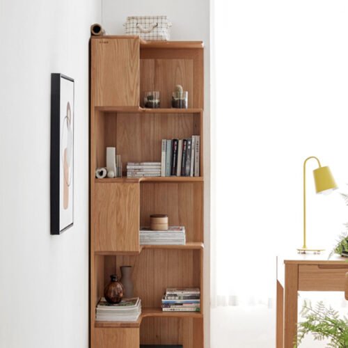 corner bookshelft om-004