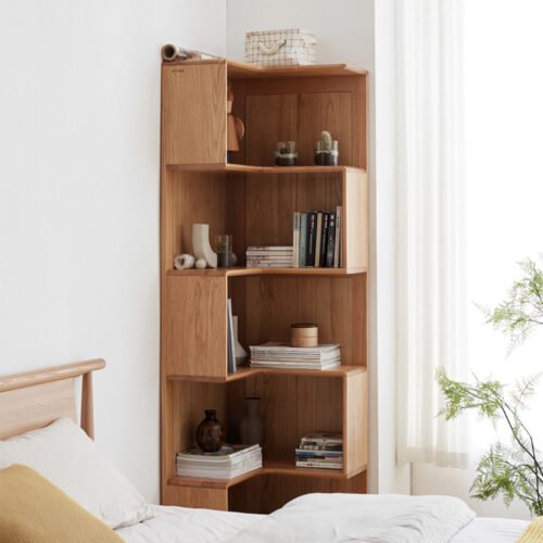 corner bookshelft om-004