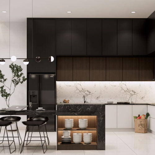 kitchen set minimalist om-002