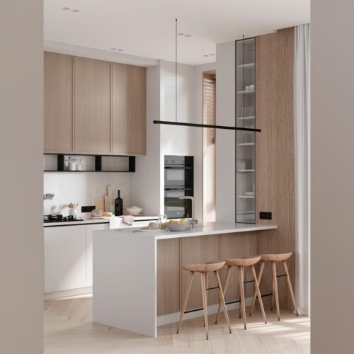 kitchen set minimalist om-007