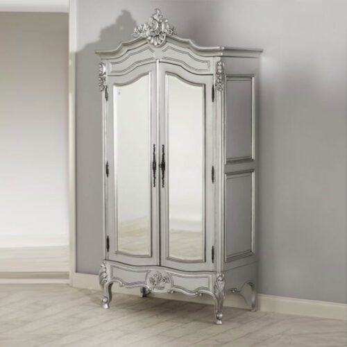 Wardrobe antique om-005 silver